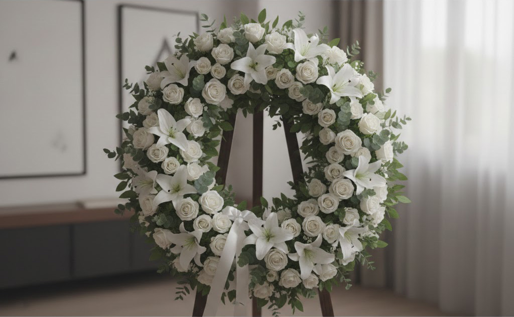 Coroa de Flores e Homenagens